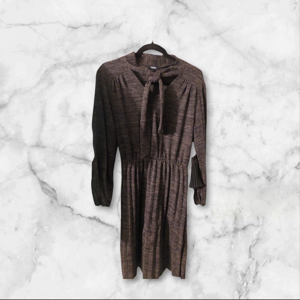 Elegant Brown Women's Dress